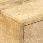 Vidaxl table console 120x50x78 cm bois de manguier massif