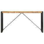 Vidaxl table console 150x35x76 cm bois de manguier massif
