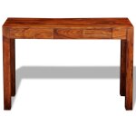 Vidaxl table console avec 3 tiroirs 80 cm bois