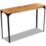 Vidaxl table console bois de manguier 120 x 35 x 76 cm Vidaxl table console bois de manguier 120 x 35 x 76 cm