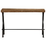 Vidaxl table console bois de rcupration massif 120 x 40 x 76 cm