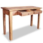 Vidaxl table console bois de rcupration massif 123 x 42 x 75 cm