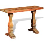 Vidaxl table console bois de récupération massif Vidaxl table console bois de récupération massif