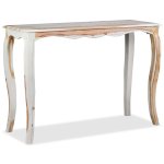 Vidaxl table console bois de sesham massif 110 x 40 x 76 cm