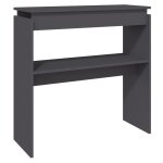 Vidaxl table console gris 80x30x80 cm aggloméré Vidaxl table console gris 80x30x80 cm aggloméré
