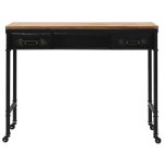 Vidaxl table console mdf et bois de sapin 100 x 33, 5 x 80 cm Vidaxl table console mdf et bois de sapin 100 x 33, 5 x 80 cm