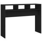 Vidaxl table console noir 105x30x80 cm aggloméré Vidaxl table console noir 105x30x80 cm aggloméré
