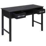 Vidaxl table console noir 110x45x76 cm bois Vidaxl table console noir 110x45x76 cm bois