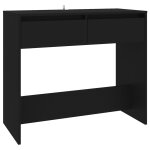 Vidaxl table console noir 89x41x76, 5 cm acier