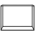 Vidaxl table console transparent 100x35x75 cm verre trempé Vidaxl table console transparent 100x35x75 cm verre trempé