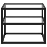 Vidaxl table console transparent 50x40x40 cm verre trempé Vidaxl table console transparent 50x40x40 cm verre trempé