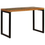 Vidaxl table  dner 115x55x76 cm bois de rcupration solide et acier