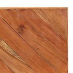 Vidaxl table  dner 120x60x76 cm bois solide d'acacia et de manguier
