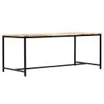 Vidaxl table à dîner 180x90x75 cm bois de manguier massif brut Vidaxl table à dîner 180x90x75 cm bois de manguier massif brut