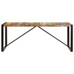 Vidaxl table  dner 200x100x75 cm bois de rcupration solide