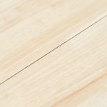 Vidaxl table  dner blanc et marron 106 cm bois d'hva massif