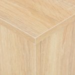 Vidaxl table  dner extensible chne sonoma 175 x 90 x 75 cm