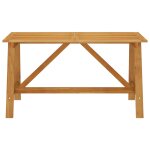 Vidaxl table  dner de jardin 140x70x73, 5 cm bois d'acacia massif