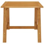 Vidaxl table  dner de jardin 88x88x74 cm bois d'acacia massif