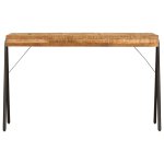 Vidaxl table  crire bois de manguier massif 118 x 50 x 75 cm