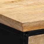 Vidaxl table d'criture 110 x 50 x 76 cm bois de manguier massif