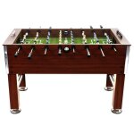 Vidaxl table de football acier 60 kg 140 x 74, 5 x 87, 5 cm marron
