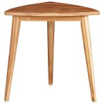 Vidaxl tables gigognes 2 pcs bois d'acacia massif