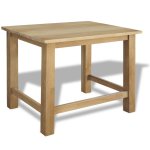 Vidaxl tables gigognes 3 pcs bois de chne massif