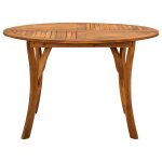 Vidaxl table de jardin 120 cm bois d'acacia massif