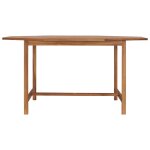 Vidaxl table de jardin 150x150x75 cm bois de teck solide