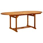 Vidaxl table de jardin 200x100x74 cm bois d'acacia massif Vidaxl table de jardin 200x100x74 cm bois d'acacia massif