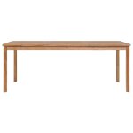 Vidaxl table de jardin 200x100x77 cm bois solide de teck Vidaxl table de jardin 200x100x77 cm bois solide de teck