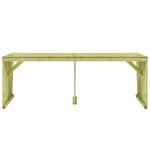 Vidaxl table de jardin 220x101, 5x80 cm bois de pin imprégné Vidaxl table de jardin 220x101, 5x80 cm bois de pin imprégné