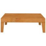 Vidaxl table de jardin 68, 5x68, 5x24 cm bois d'acacia massif