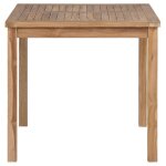 Vidaxl table de jardin 80x80x77 cm bois de teck solide Vidaxl table de jardin 80x80x77 cm bois de teck solide