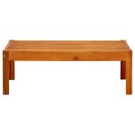 Vidaxl table de jardin 85x57x29 cm bois d'acacia massif