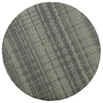Vidaxl table de jardin gris 60, 5x106 cm rsine tresse