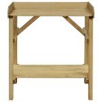 Vidaxl table de jardinire bois de pin imprgn 75x40x90 cm