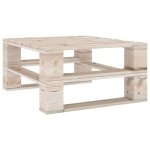 Vidaxl tables palette de jardin 2 pcs bois de pin imprgn