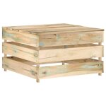 Vidaxl tables palette de jardin 2 pcs bois de pin imprgn