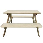 Vidaxl table de pique - nique pour enfants 89 x 89, 6 x 50, 8 cm pinde
