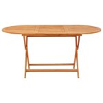 Vidaxl table pliable de jardin 160x85x75 cm bois d'eucalyptus massif Vidaxl table pliable de jardin 160x85x75 cm bois d'eucalyptus massif