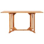 Vidaxl table pliable de jardin papillon 150x90x75 cm bois teck solide