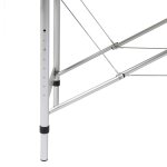 Vidaxl table pliable de massage blanc crème 3 zones cadre en aluminium Vidaxl table pliable de massage blanc crème 3 zones cadre en aluminium