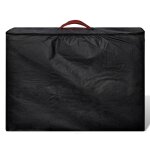 Vidaxl table pliable de massage rouge 3 zones avec cadre en bois Vidaxl table pliable de massage rouge 3 zones avec cadre en bois