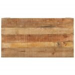 Vidaxl table de salle � manger 110x60x76 cm bois de manguier brut