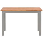 Vidaxl table de salle  manger 120x60x74 cm bois de chne solide