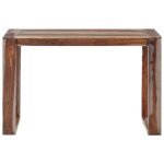 Vidaxl table de salle  manger 120x60x76 cm bois solide