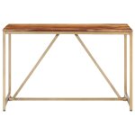 Vidaxl table de salle à manger 120x60x76 cm bois solide Vidaxl table de salle à manger 120x60x76 cm bois solide