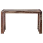 Vidaxl table de salle  manger 140x70x76 cm bois solide